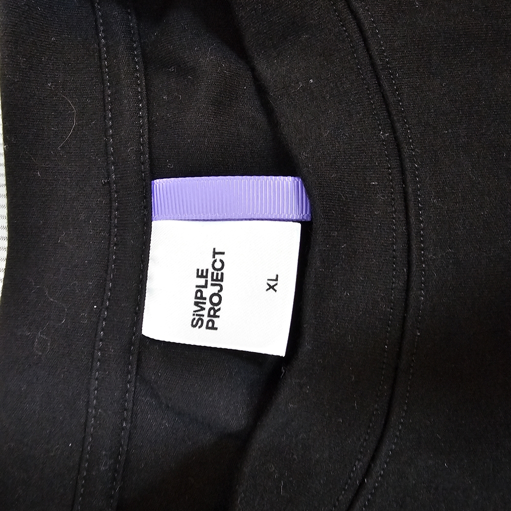 SIMPLE PROJECT Black Men's Shirt - Picture 5 of 9